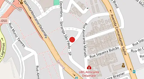 Mapa da localização