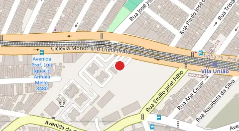 Mapa da localização