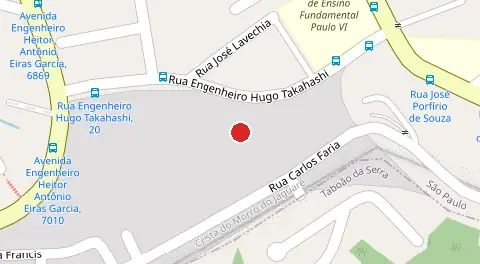 Mapa da localização