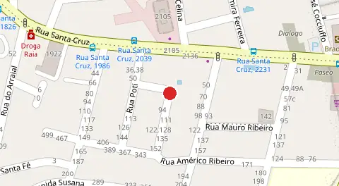 Mapa da localização