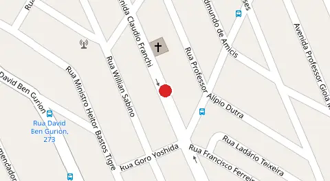 Mapa da localização