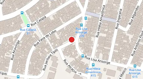 Mapa da localização