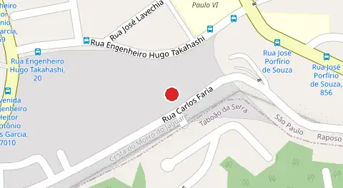 Mapa da localização