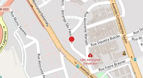 Mapa da localização