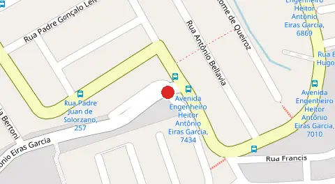 Mapa da localização
