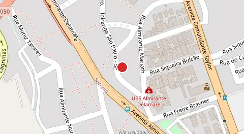 Mapa da localização