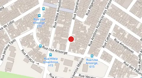 Mapa da localização