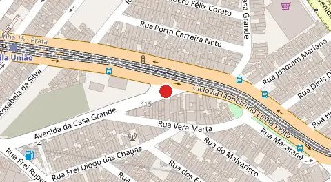 Mapa da localização