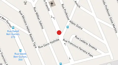 Mapa da localização