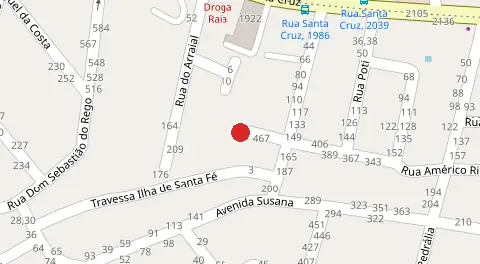 Mapa da localização