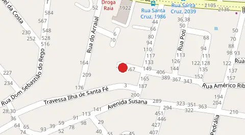 Mapa da localização