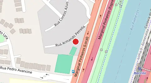 Mapa da localização