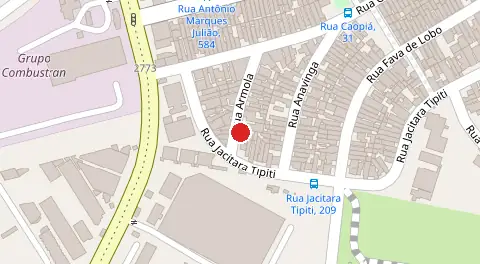 Mapa da localização