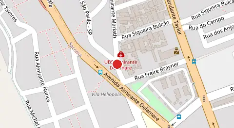 Mapa da localização