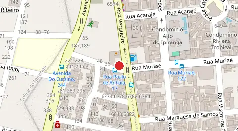 Mapa da localização