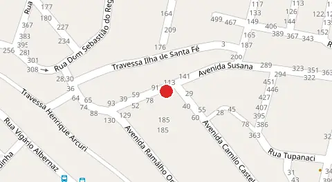 Mapa da localização