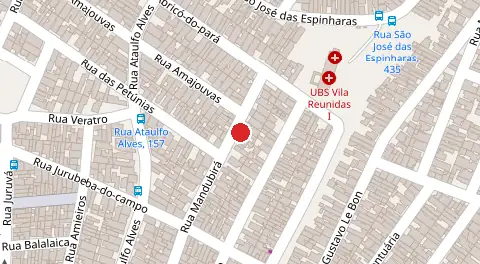 Mapa da localização