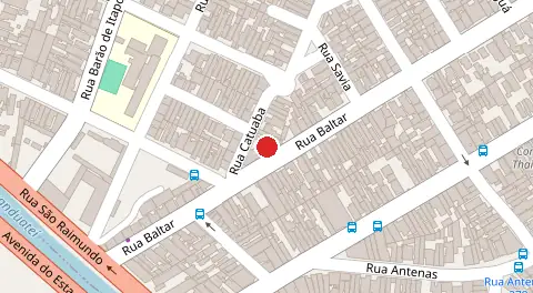 Mapa da localização