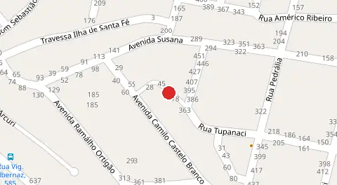 Mapa da localização