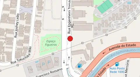 Mapa da localização