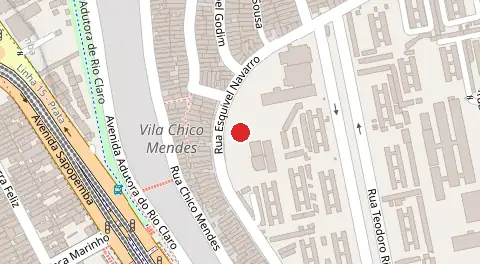 Mapa da localização