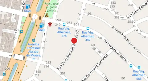 Mapa da localização