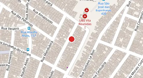 Mapa da localização