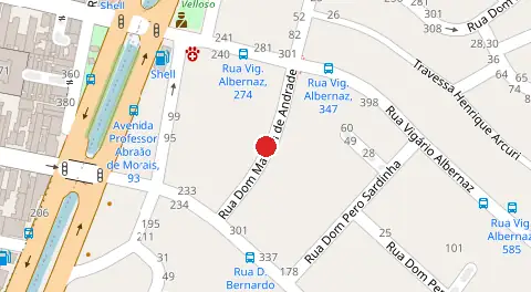 Mapa da localização
