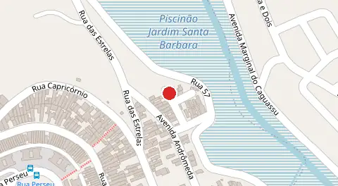 Mapa da localização