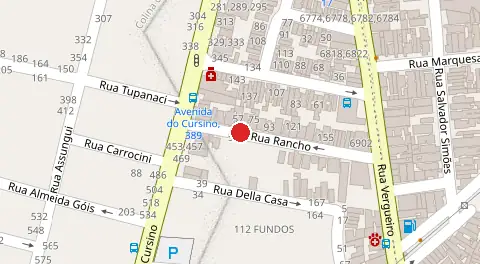 Mapa da localização