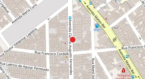 Mapa da localização