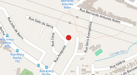 Mapa da localização