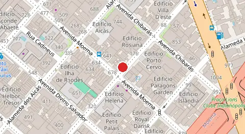 Mapa da localização
