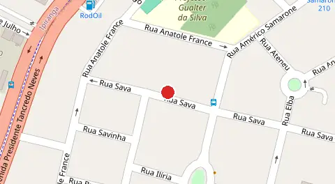 Mapa da localização