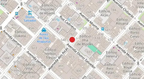 Mapa da localização