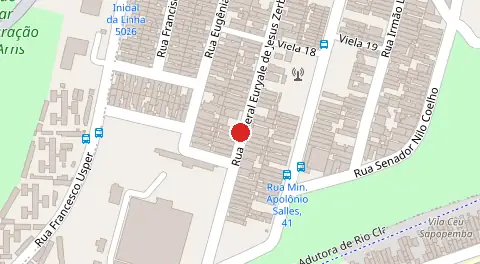 Mapa da localização