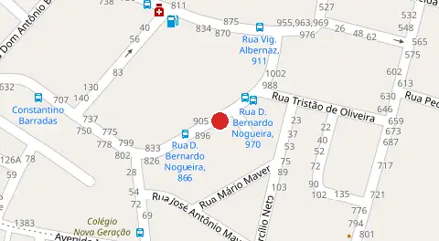 Mapa da localização