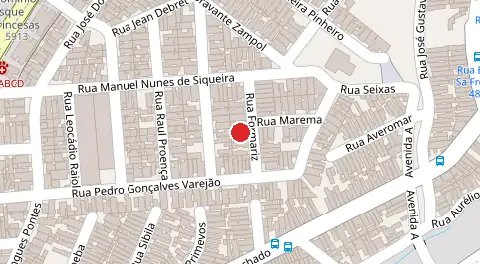 Mapa da localização