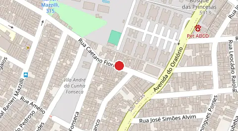 Mapa da localização