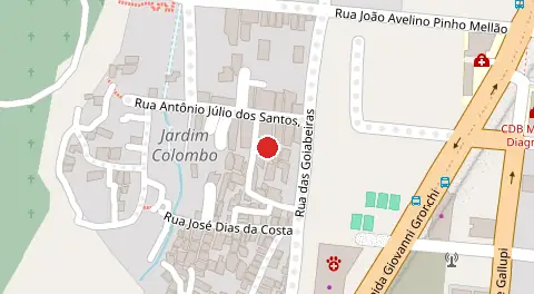 Mapa da localização