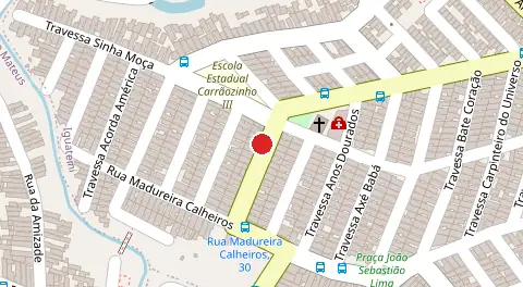 Mapa da localização