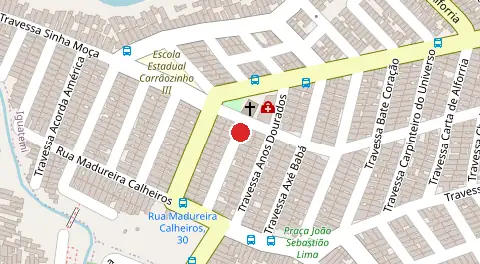 Mapa da localização