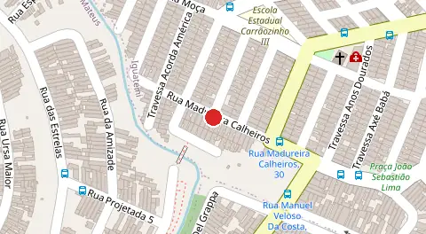 Mapa da localização