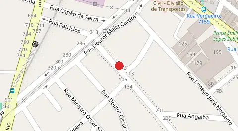 Mapa da localização