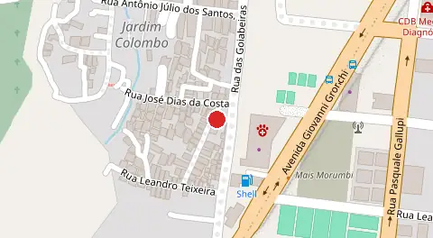 Mapa da localização
