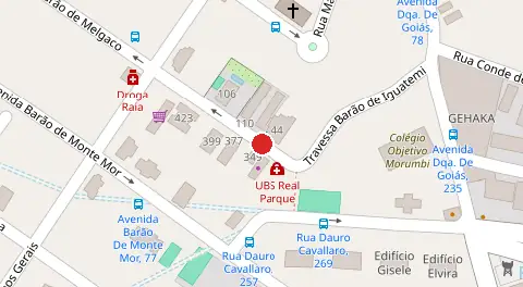Mapa da localização