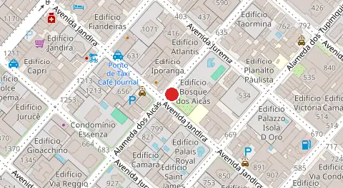 Mapa da localização
