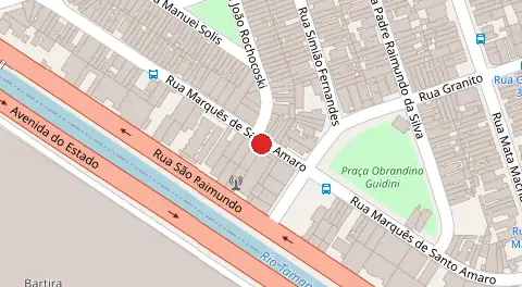 Mapa da localização