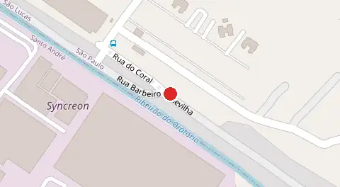 Mapa da localização