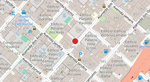 Mapa da localização